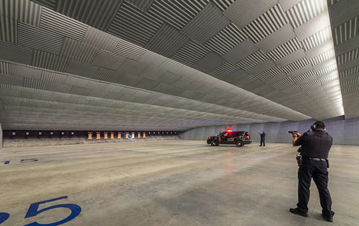 College of DuPage Interior Shooting Range