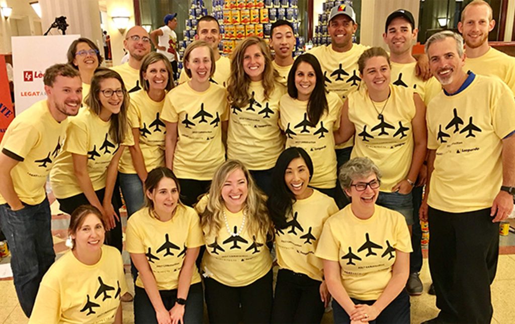 Canstruction Blue Angels Legat Leopardo