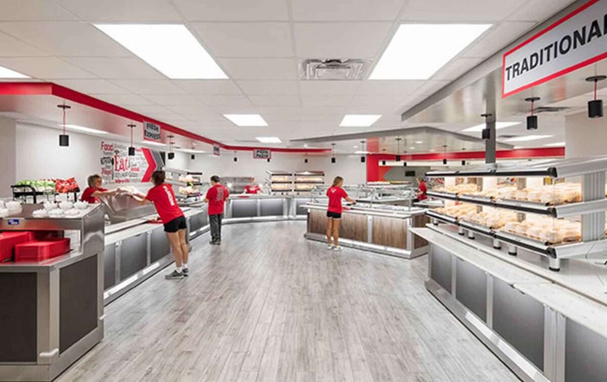 North Scott High School Servery