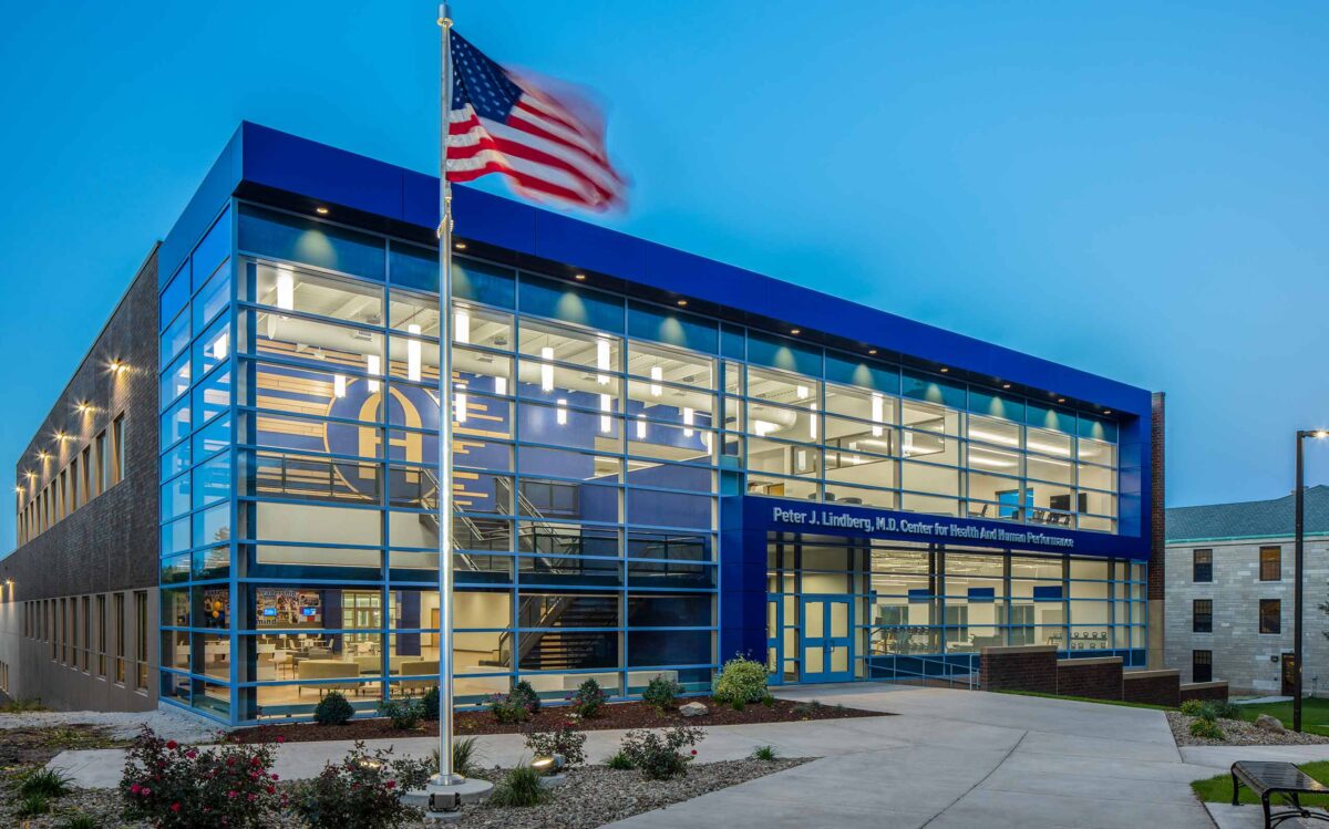 Exterior of Augustana Lindberg Center