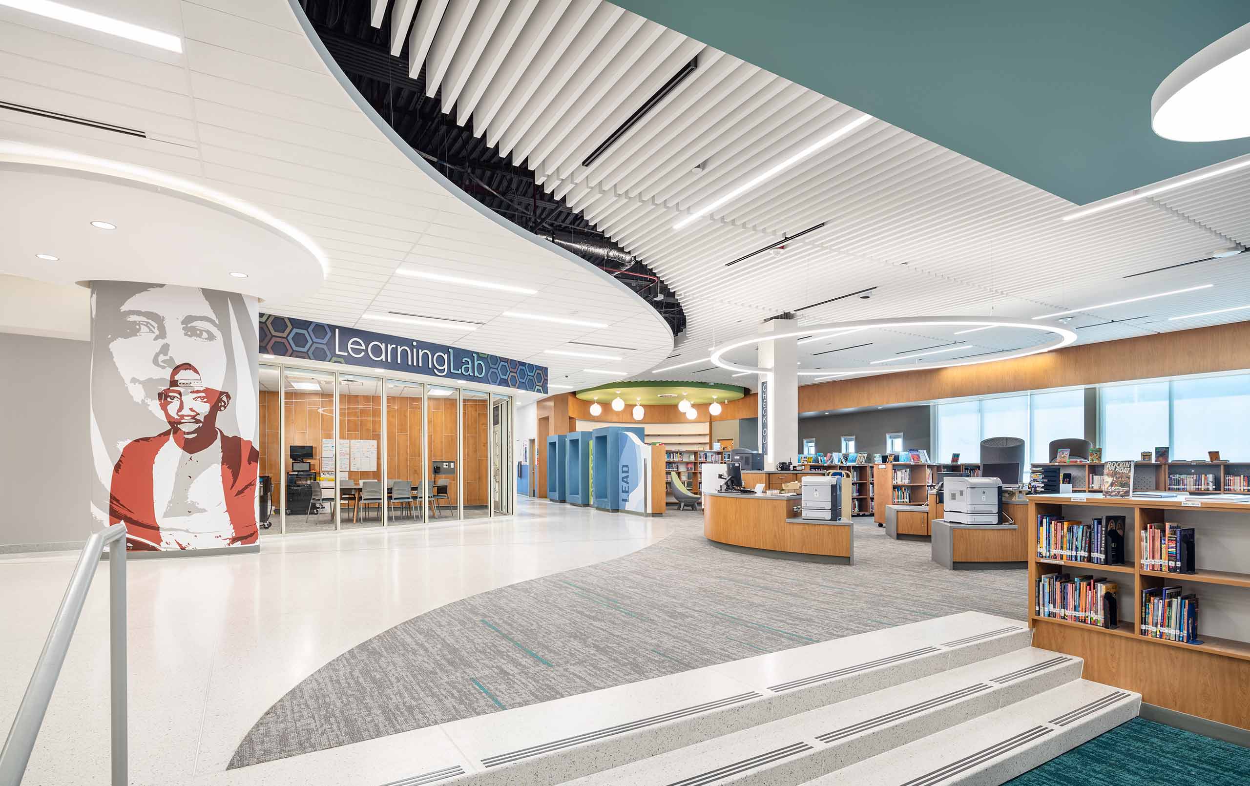 Marquardt Middle School Library Media Center and Other Renovations Featured